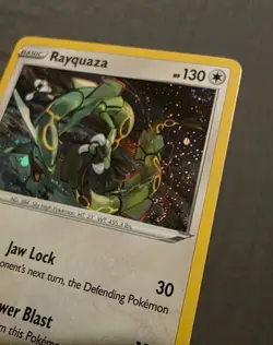 Pokemon TCG Rayquaza SWSH029 (Cosmos Holo) Promo *Near Mint* **2 Swirls** - Image 1