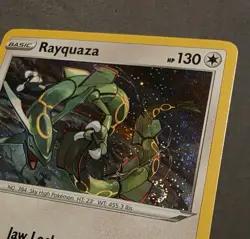 Pokemon TCG Rayquaza SWSH029 (Cosmos Holo) Promo *Near Mint* **2 Swirls** - Image 2