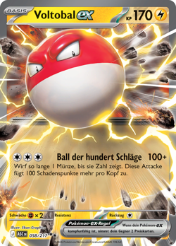 Pokemon Voltobal ex Erhabene Helden 058/217 - Image 1