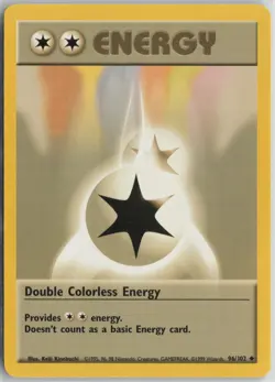 Double Colorless Energy 96/102 Uncommon Base Set Unlimited Pokemon Near Mint - Image 1