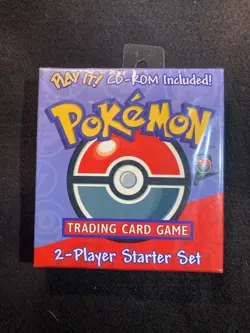 2000 Pokemon Set 2 Starter Set 2 Players w/CD-Rom FACTORY SEALED w/Holo Machamp - Image 1