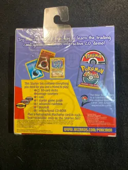 2000 Pokemon Set 2 Starter Set 2 Players w/CD-Rom FACTORY SEALED w/Holo Machamp - Image 2