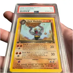 2000 POKEMON ROCKET 1ST EDITION #40 DARK MACHOKE PSA 7 - Image 2