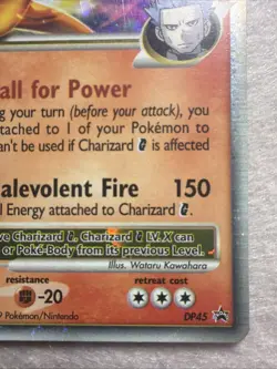 Pokemon TCG Charizard Lv. X Promo Holo DP45 - Image 4