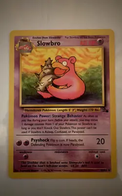1999 Pokemon Slowbro 43/62 Fossil Regular - Image 1