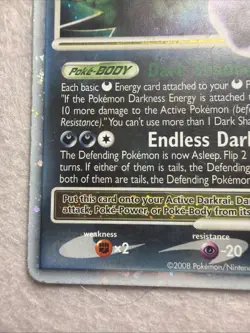 Pokemon Darkrai LV.X 104/106 Great Encounters Holo Ultra Rare English 100 HP - Image 5
