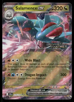 Pokemon Salamence ex (Journey Together Stamped) 114/159 Holo NM/M - Image 1