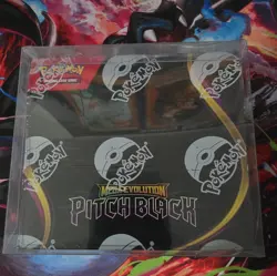 Pokemon Mega Evolution Pitch Black Booster Box Factory Sealed + protective case - Image 1