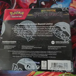 Pokemon Mega Evolution Pitch Black Booster Box Factory Sealed + protective case - Image 3