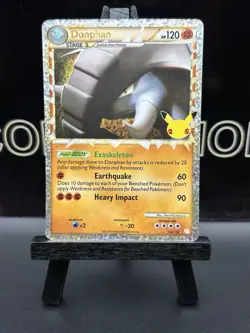 Donphan 107/123 PRIME ULTRA RARE Pokemon TCG Holo 2010 NM - Image 2
