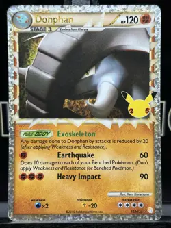 Donphan 107/123 PRIME ULTRA RARE Pokemon TCG Holo 2010 NM - Image 3