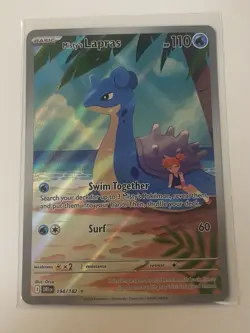 Pokemon TCG Misty's Lapras Destined Rivals 194/182 Mint Condition - Image 1