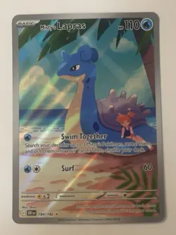 Pokemon TCG Misty's Lapras Destined Rivals 194/182 Mint Condition - Image 3