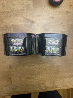 Pokemon Hidden Fates GX Tins Set of 2 - Charizard and Gyarados - Sealed RARE - Image 3