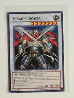 Yugioh X-Saber Souza JUMP-EN058 Ultra Rare Limited Edition NM - Image 1