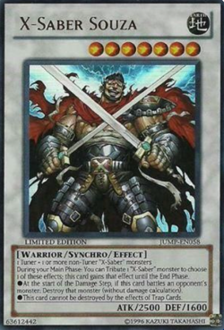 1X NM X-Saber Souza - JUMP-EN058 - Ultra Rare - yugioh - Image 1