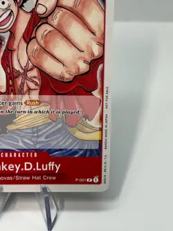 Monkey D Luffy Pre-Errata P-001 Promotion Pack 2022 One Piece Promo - Image 5