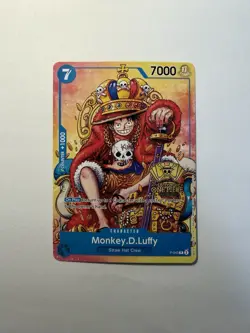 2024 One Piece Monkey.D.Luffy P-043 2nd Anniversary Stamped Convention Promo TCG - Image 1