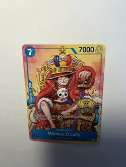 2024 One Piece Monkey.D.Luffy P-043 2nd Anniversary Stamped Convention Promo TCG - Image 3