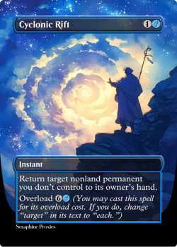 Cyclonic Rift - High Quality Altered Art Custom Cards - Image 1
