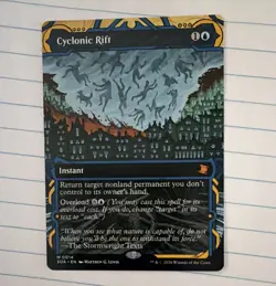 Cyclonic Rift Borderless Secret Lair Blue Instant MTG M 0014 - Image 1