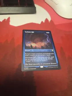 Cyclonic Rift - ETCHED FOIL - Commander Masters - MTG - Near Mint - #485 - Image 1