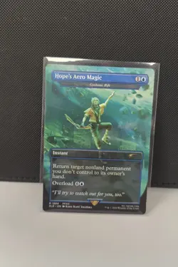 Hope's Aero Magic / Cyclonic Rift MTG Final Fantasy Secret Lair Non-Foil SLD - Image 1