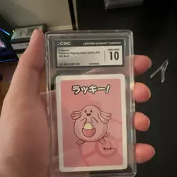 Chansey Pokemon Playing Cards 2019 Japanese Old Maid Regular CGC 10 Graded - Image 3