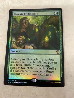 Threats Undetected - Foil - Dominaria United - MTG Magic Card - NM - Image 1
