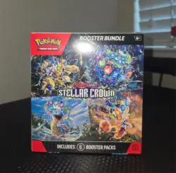 Pokemon TCG Stellar Crown Booster Bundle SEALED 6 Packs - Image 2