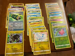Evolving Skies Lot 28 Co Uncomm Rare Pokemon Cards Bulk Collection Holo Reverse - Image 1