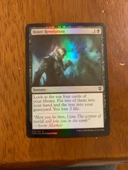 Bitter Revelation Foil - MTG Magic Cards Commander Legends - Image 1