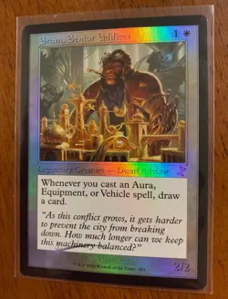 Sram, Senior Edificer Foil Retro - MTG Magic Card - Time Spiral Remastered TSR - Image 1