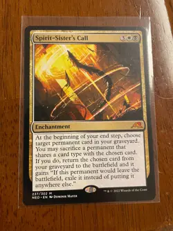 Spirit-Sister's Call Kamigawa: Neon Dynasty - MTG Magic Card - NM - Image 1