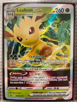 Leafeon VSTAR - SWSH195 Promo - Pokemon Card - NM - Image 1