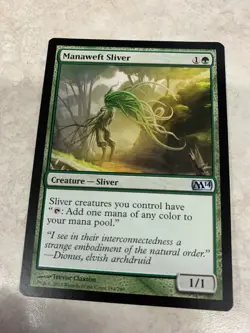 Manaweft Sliver - MTG Magic Card - M14 Core 2014 - NM - Image 1