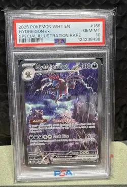 2025 Pokemon White Flare Hydreigon EX Special Illustration Rare PSA 10 - Image 1