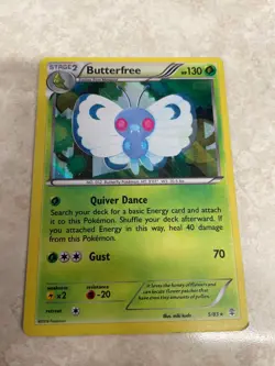Butterfree 5/83 Holo - Generations - Pokemon Card - HP - Image 1