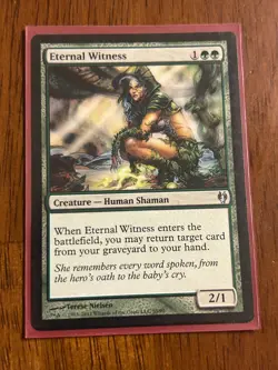 Eternal Witness Duel Decks: Izzet vs. Golgari​​ - MTG Magic Card - NM - Image 1