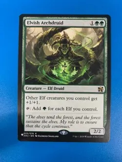 Elvish Archdruid - MTG Magic Card - Elves Vs Inventors DDU - NM - Image 1