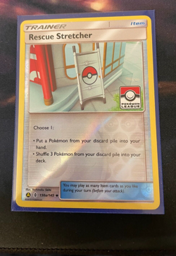 Rescue Stretcher - 130a/145 League Cup Promo Holo Reverse - Pokemon Card - NM - Image 1