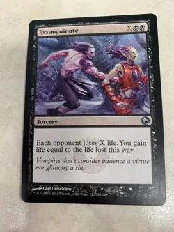 Exsanguinate - MTG Magic Card - Scars Of Mirrodin - NM - Image 1