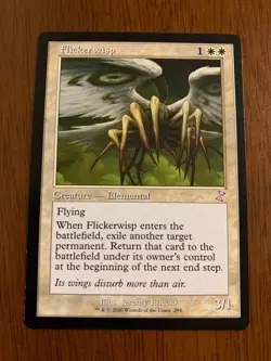 Flickerwisp - MTG Magic Card - Time Spiral Remastered TSR - Image 1