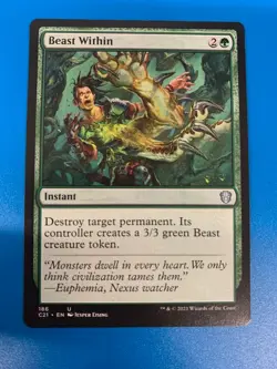 Beast Within - MTG Magic Card - Commander 2021 C21 - NM - Image 1