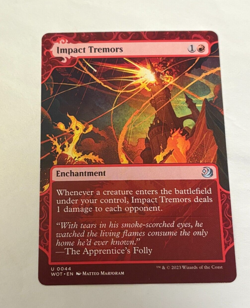 Impact Tremors [Wilds of Eldraine: Enchanting Tales] - MTG Magic Card - NM - Image 1