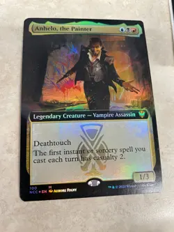 Anhelo, the Painter Foil Extended Art Borderless NCC - MTG Magic Card - NM - Image 1
