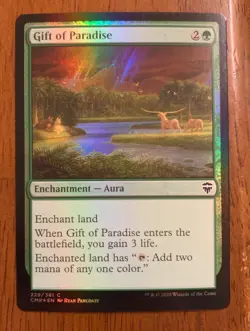 Gift Of Paradise Foil - MTG Magic Cards Commander Legends - Image 1