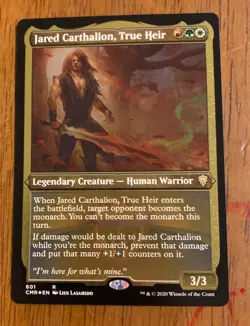 Jared Carthalion, True Heir Etched Foil - MTG Magic Cards Commander Legends - Image 1