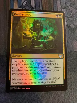 Deadly Brew Foil - MTG Magic Card - Strixhaven STX - Image 1