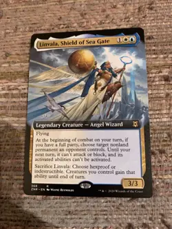 Linvala, Shield Of Sea Gate Extended Art - MTG Magic Cards Zendikar Rising - Image 1